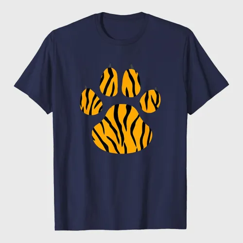 Animal Tiger Paw Print T-Shirt
