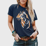 Womens Animal Tiger Graphic T-Shirt
