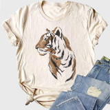 Womens Animal Tiger Graphic T-Shirt