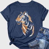 Womens Animal Tiger Graphic T-Shirt