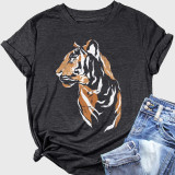Womens Animal Tiger Graphic T-Shirt