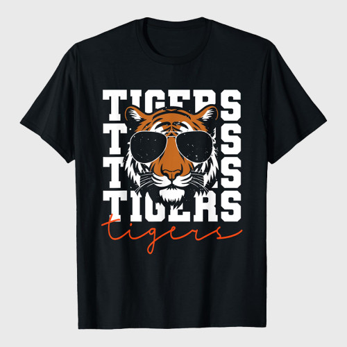 Vintage Tigers Inspirational Athletic T-Shirt