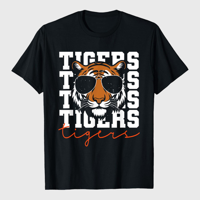 Vintage Tigers Inspirational Athletic T-Shirt