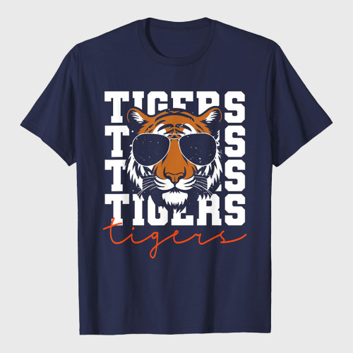 Vintage Tigers Inspirational Athletic T-Shirt