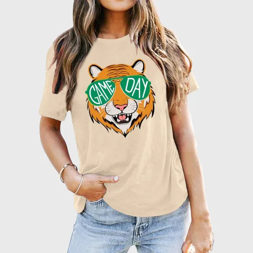 Cute Game Day Tiger T-Shirt