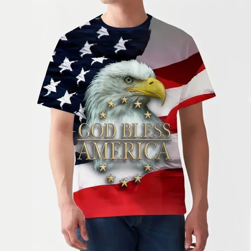 God Bless America Eagle T-Shirt