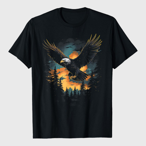 Eagle Forest Animal Wildlife T-Shirt
