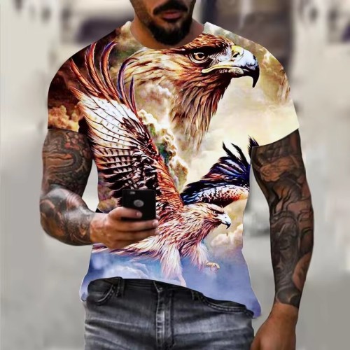 Golden Eagle Printed T-Shirt