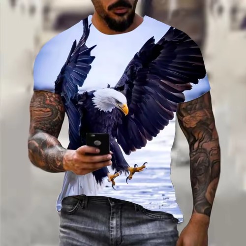 Bald Eagle Printed T-Shirt