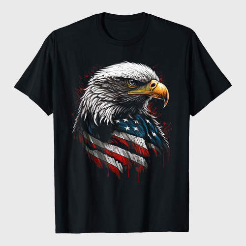 Eagle USA American Flag 4th Of July T-Shirt