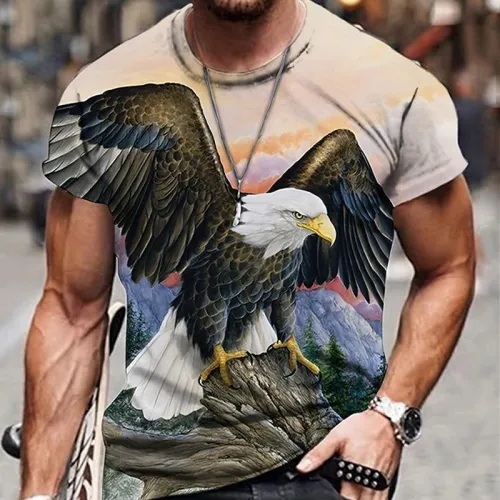Flying Eagle Graphic T-Shirt