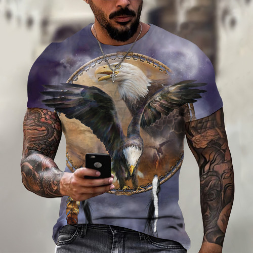 Bald Eagle Dreamcatcher Graphic T-Shirt