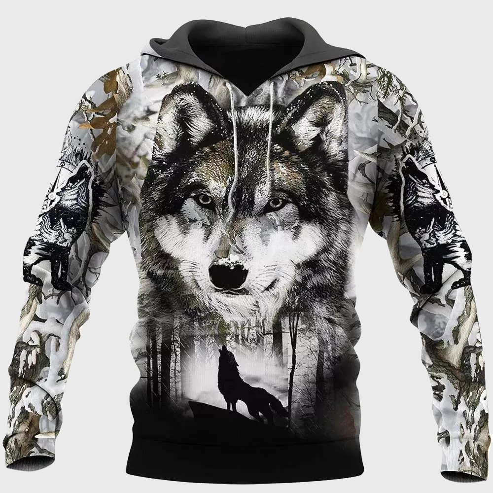 ボ*ー様 JOHNNY WOLF riders hoodie archive Y Wolf Hoodie | Wolf Sweatshirt | TheWildLifeJewelry