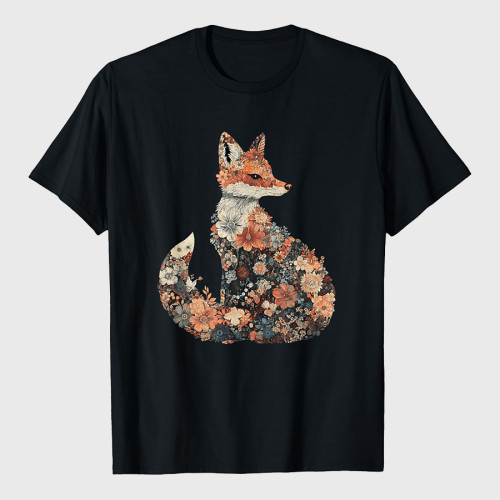 Floral Fox T-Shirt