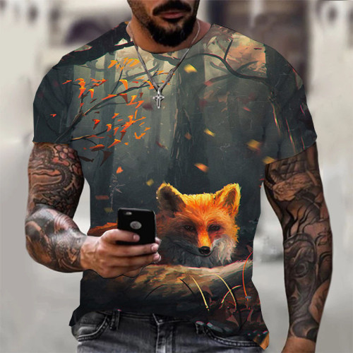 Forest Animal Fox T-Shirt