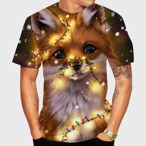 Lights Fox Graphic T-Shirt