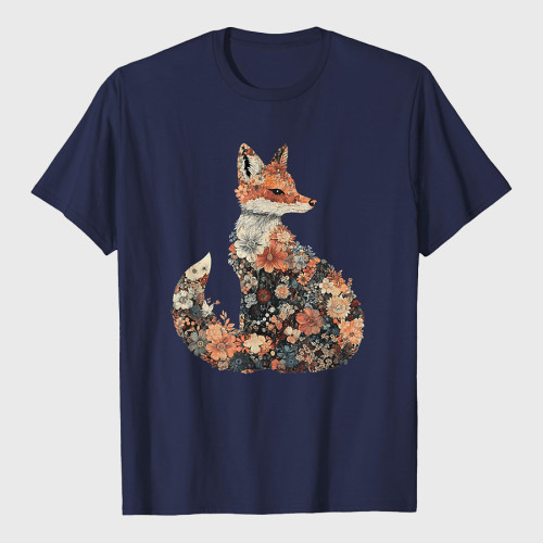 Floral Fox T-Shirt