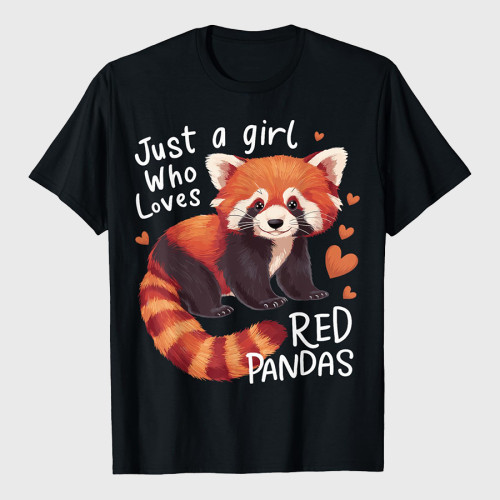 Just A Girl Who Loves Red Panda T-Shirt