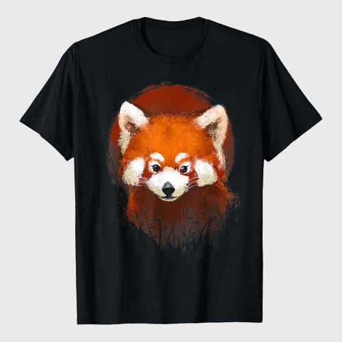 Cute Red Panda Sunset T-Shirt
