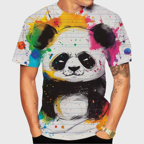 Funny Cartoon Panda T-Shirt