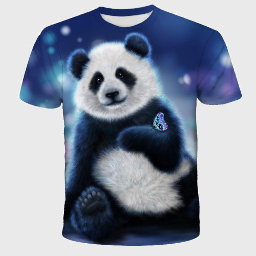 Butterfly Panda Graphic T-Shirt