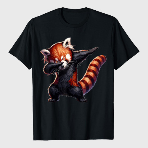 Red Panda Dabbing Panda Lovers T-Shirt