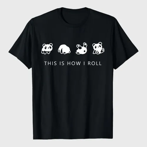 This Is How I Roll Panda T-Shirt