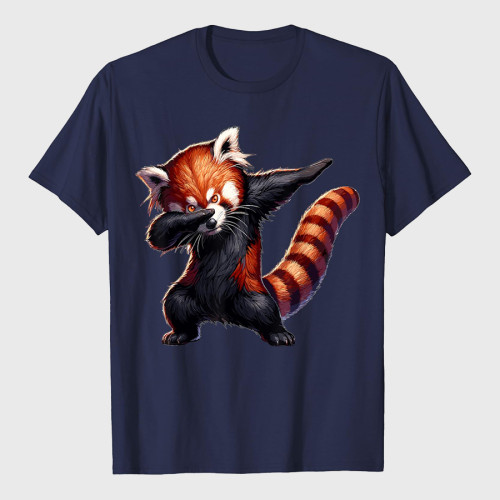 Red Panda Dabbing Panda Lovers T-Shirt