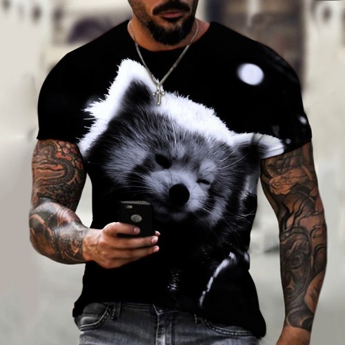 Mens Red Panda Graphic T-Shirt