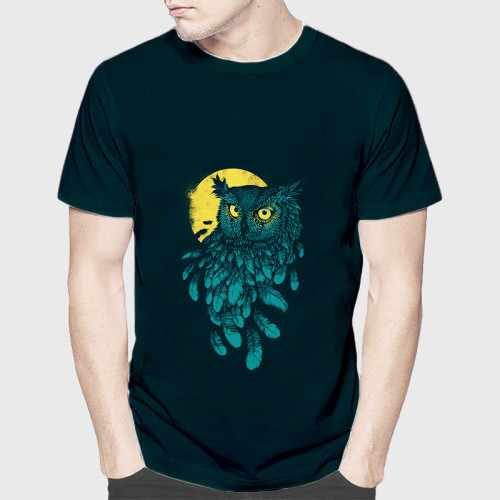 Moon Owl Graphic T-Shirt