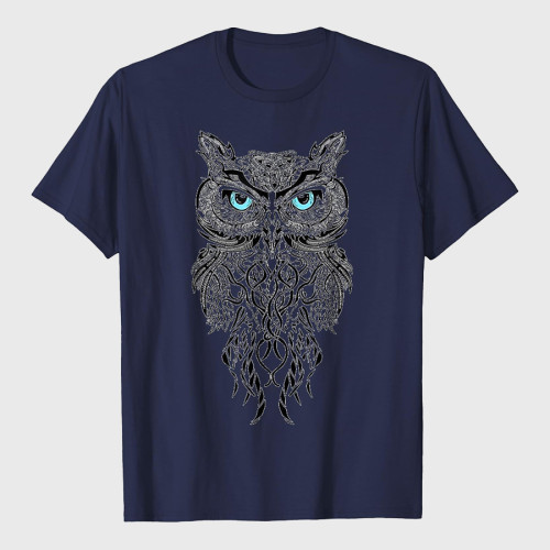 Geometric Owl Art T-shirt