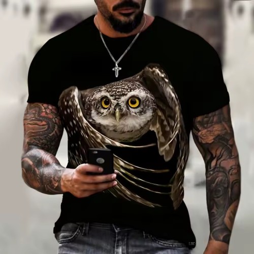 Cute Owl Graphic T-Shirt