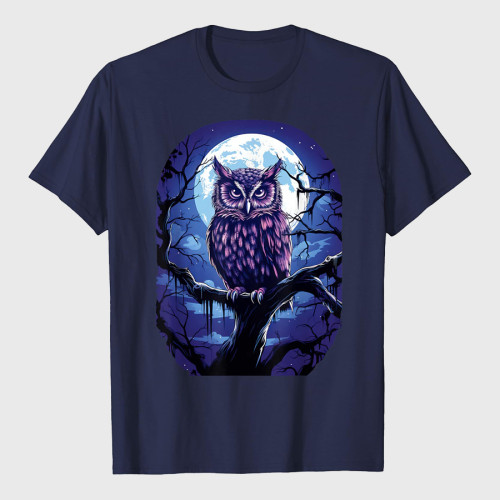 Owl Moon Graphic T-Shirt