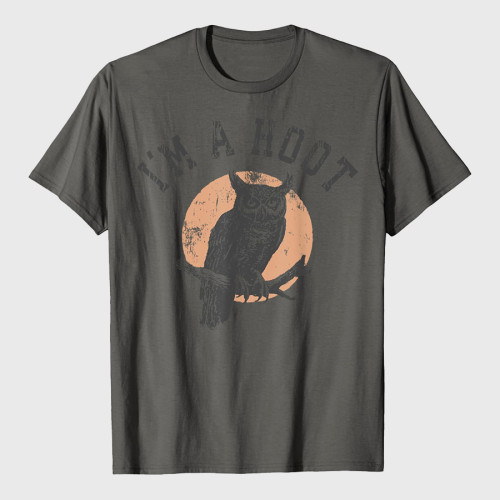 Retro I'm A Hoot Owl Bird T-Shirt