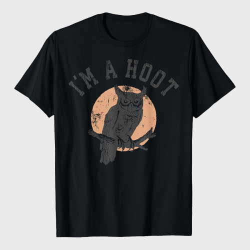 Retro I'm A Hoot Owl Bird T-Shirt
