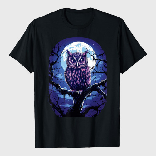 Owl Moon Graphic T-Shirt