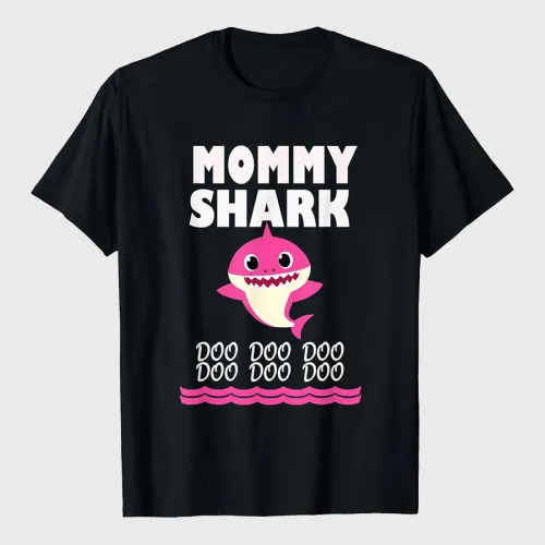 Funny Mommy Shark T-Shirt