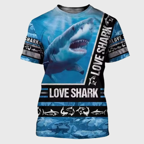 Love Shark Graphic T-Shirt
