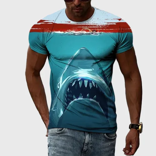 Great White Shark Graphic T-Shirt