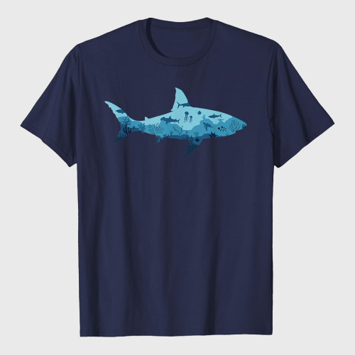 Shark Lover Ocean Animal Marine Biology T-Shirt