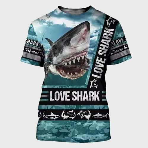 Love Shark Graphic T-Shirt