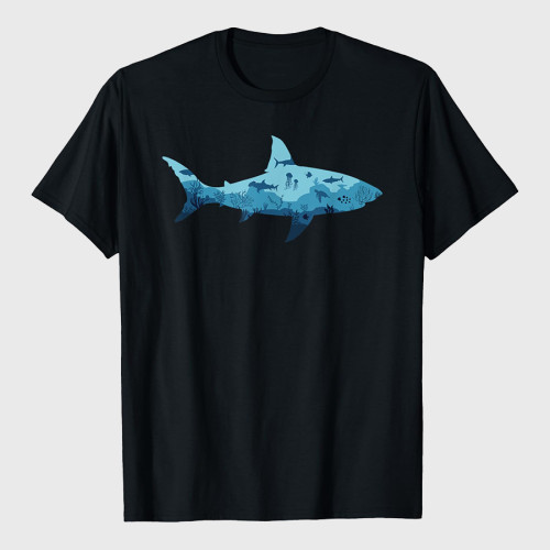 Shark Lover Ocean Animal Marine Biology T-Shirt