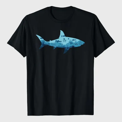 Shark Lover Ocean Animal Marine Biology T-Shirt