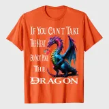 Flying Mythical Creature Cool Dragon Flame Spewing Dragon T-Shirt