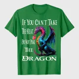 Flying Mythical Creature Cool Dragon Flame Spewing Dragon T-Shirt