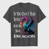 Flying Mythical Creature Cool Dragon Flame Spewing Dragon T-Shirt