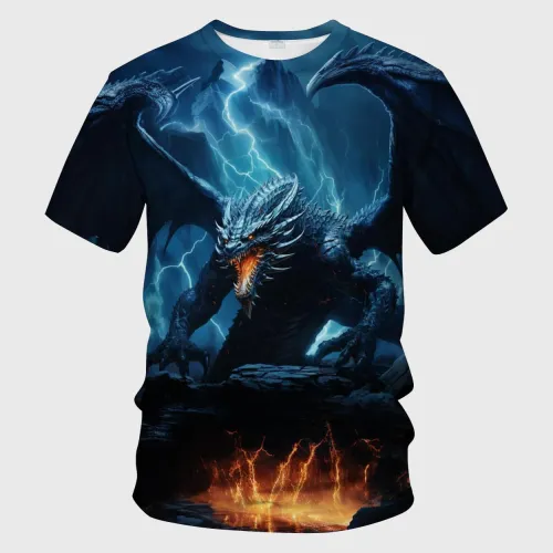 Evil Dragon Graphic T-Shirt