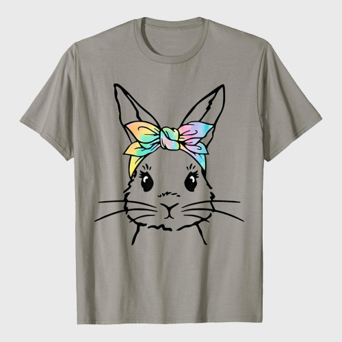 Cute Bunny Face Rabbit Easter Day T-Shirt