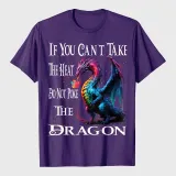 Flying Mythical Creature Cool Dragon Flame Spewing Dragon T-Shirt