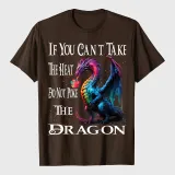 Flying Mythical Creature Cool Dragon Flame Spewing Dragon T-Shirt